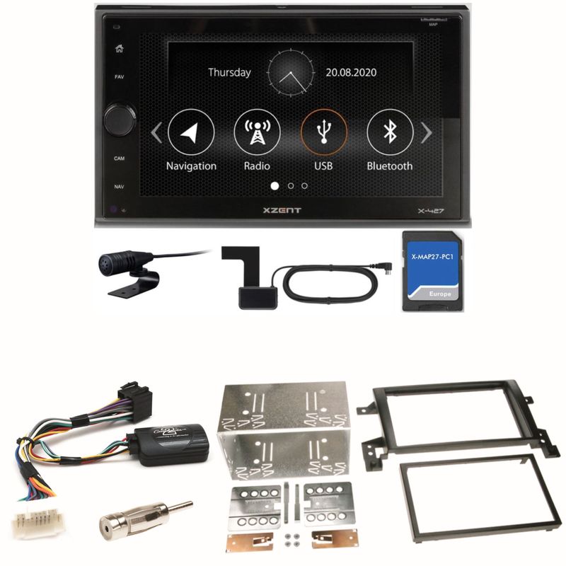 XZENT X-427 DAB+ Bluetooth PKW Navigation Einbauset für Suzuki Grand Vitara JT XZENT X-427 DAB+ Bluetooth PKW Navigation Einbauset für Suzuki Grand Vitara JT