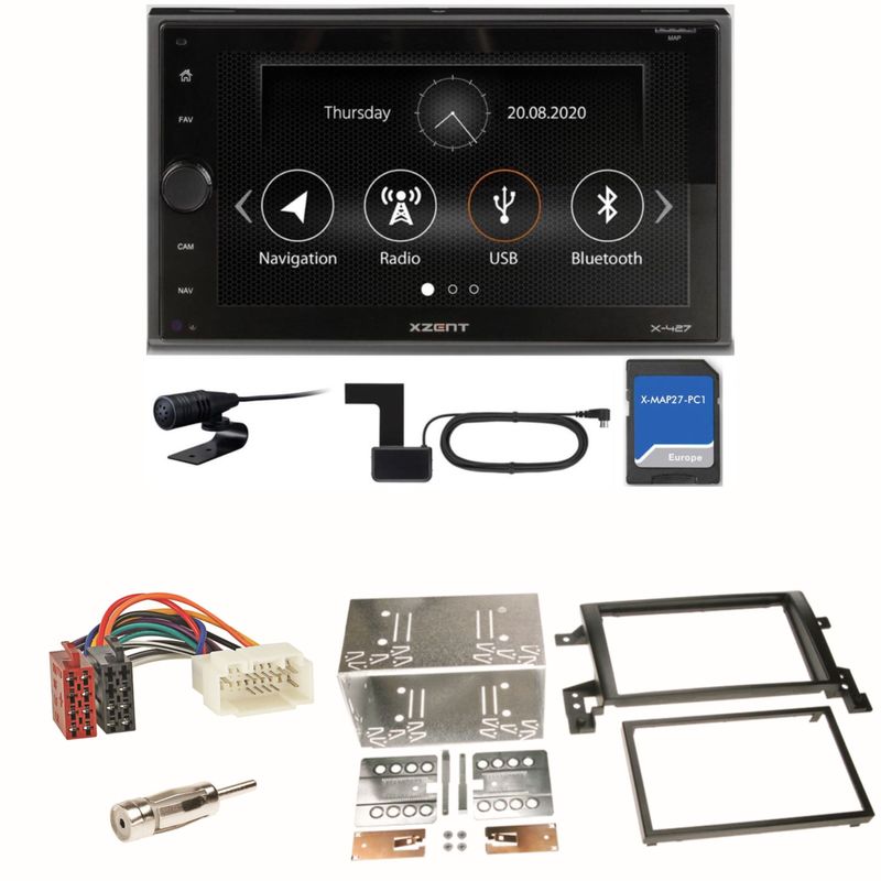 XZENT X-427 DAB+ Bluetooth PKW Navigation Einbauset für Suzuki Grand Vitara JT XZENT X-427 DAB+ Bluetooth PKW Navigation Einbauset für Suzuki Grand Vitara JT