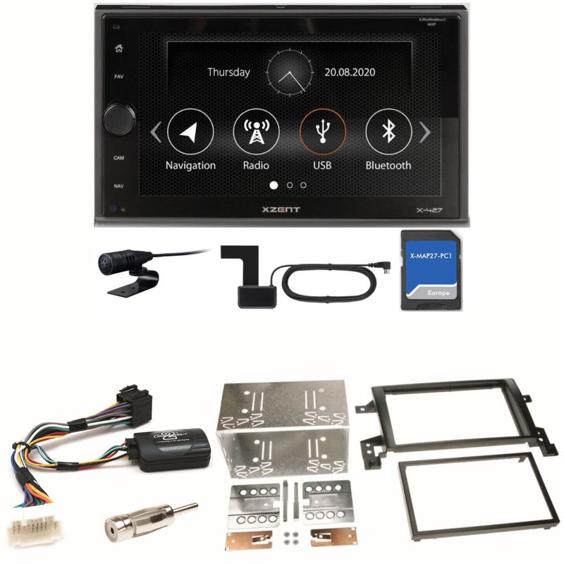 XZENT X-427 DAB+ Bluetooth PKW Navigation Einbauset für Suzuki Grand Vitara JT XZENT X-427 DAB+ Bluetooth PKW Navigation Einbauset für Suzuki Grand Vitara JT