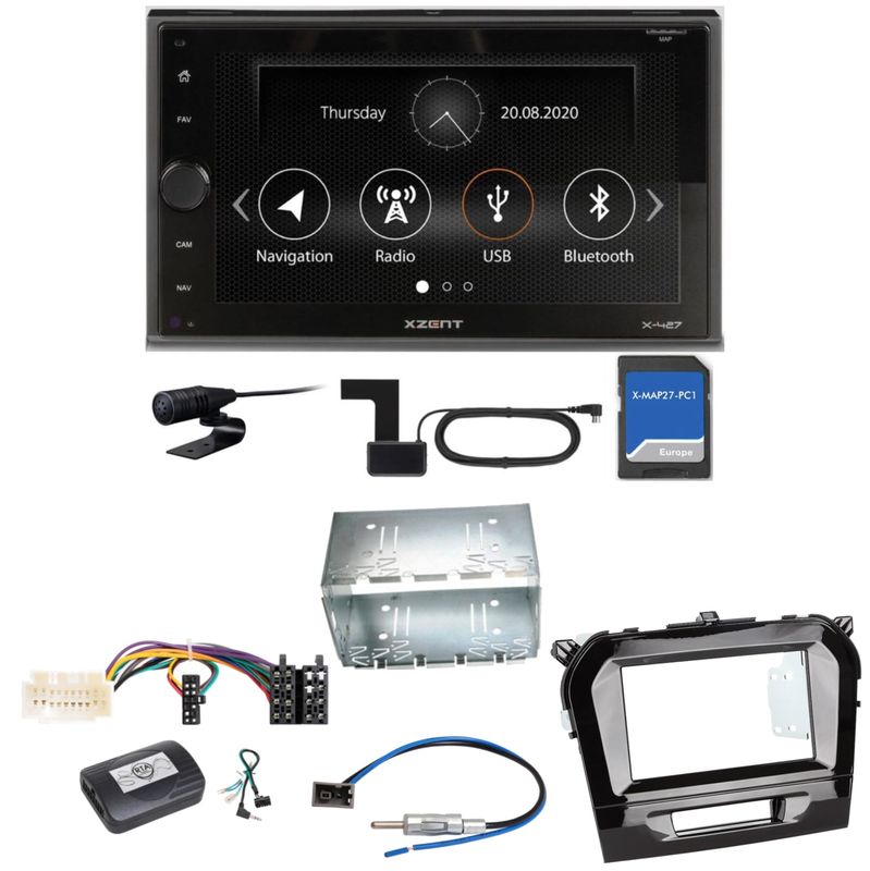 XZENT X-427 Digitalradio Bluetooth PKW Navigation Einbauset für Suzuki Vitara LY XZENT X-427 Digitalradio Bluetooth PKW Navigation Einbauset für Suzuki Vitara LY