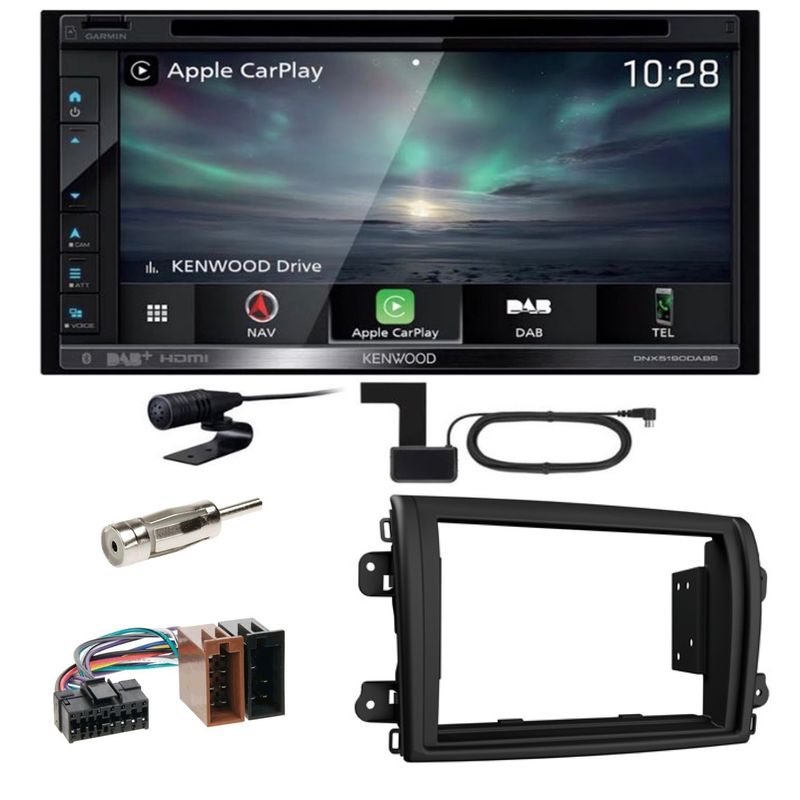 Kenwood DNX-5190DABS Navi Android Auto CD Einbauset für Fiat Ducato 8 ab 2022 Kenwood DNX-5190DABS Navi Android Auto CD Einbauset für Fiat Ducato 8 ab 2022