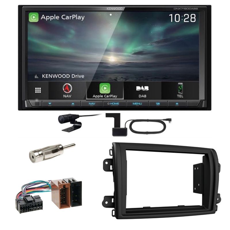 Kenwood DNX-7190DABS Android Auto Carplay Einbauset für Fiat Ducato 8 ab 2022 Kenwood DNX-7190DABS Android Auto Carplay Einbauset für Fiat Ducato 8 ab 2022