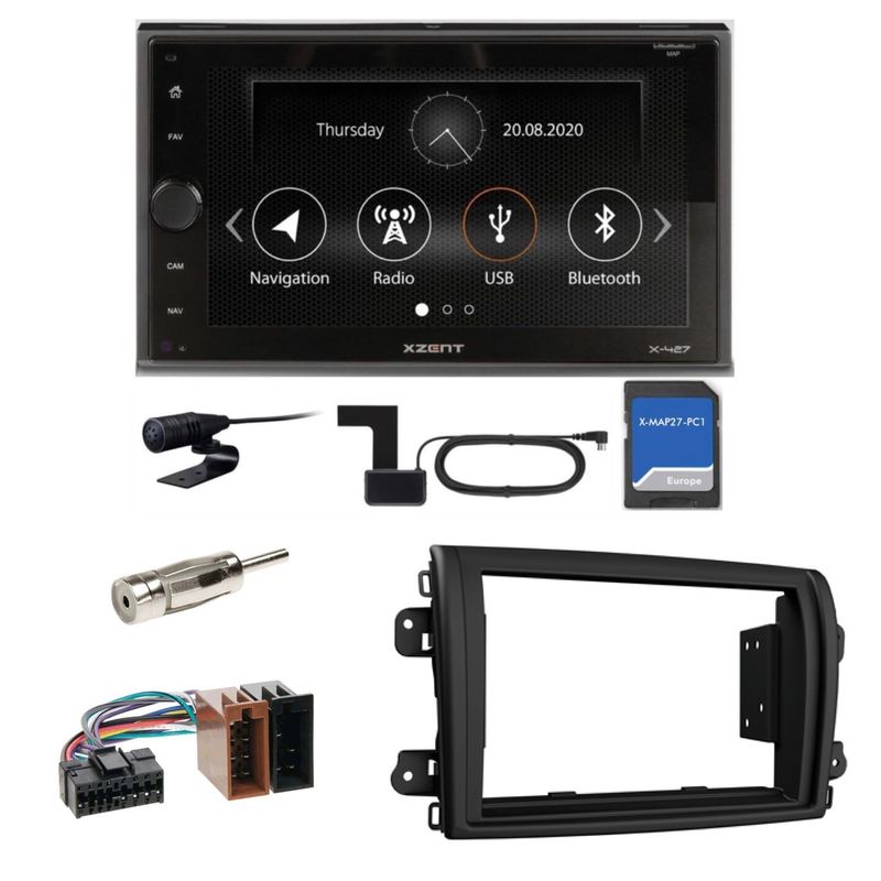 XZENT X-427 Digitalradio Bluetooth Einbauset für Fiat Ducato 8 ab 2022 XZENT X-427 Digitalradio Bluetooth Einbauset für Fiat Ducato 8 ab 2022