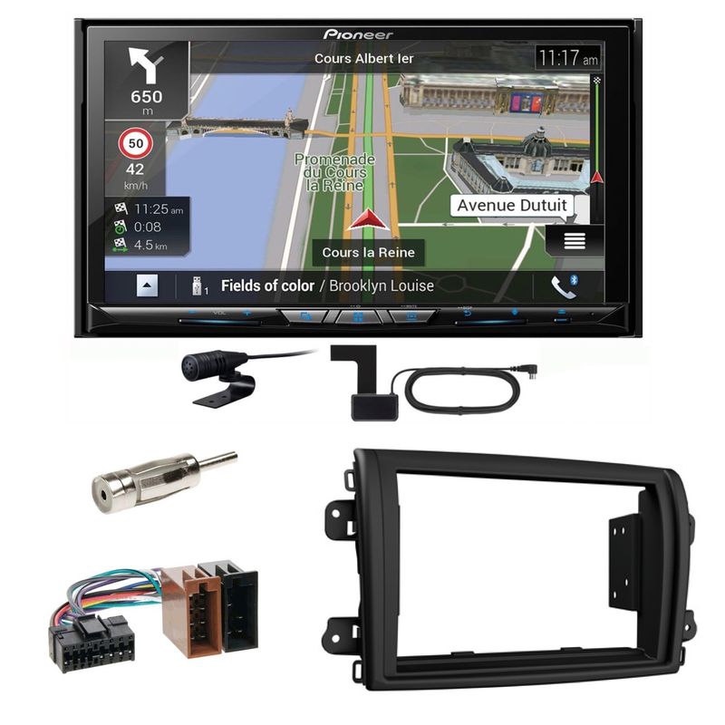 Pioneer AVIC-Z830DAB Navigation DAB+ USB Einbauset für Fiat Ducato 8 ab 2022 Pioneer AVIC-Z830DAB Navigation DAB+ USB Einbauset für Fiat Ducato 8 ab 2022