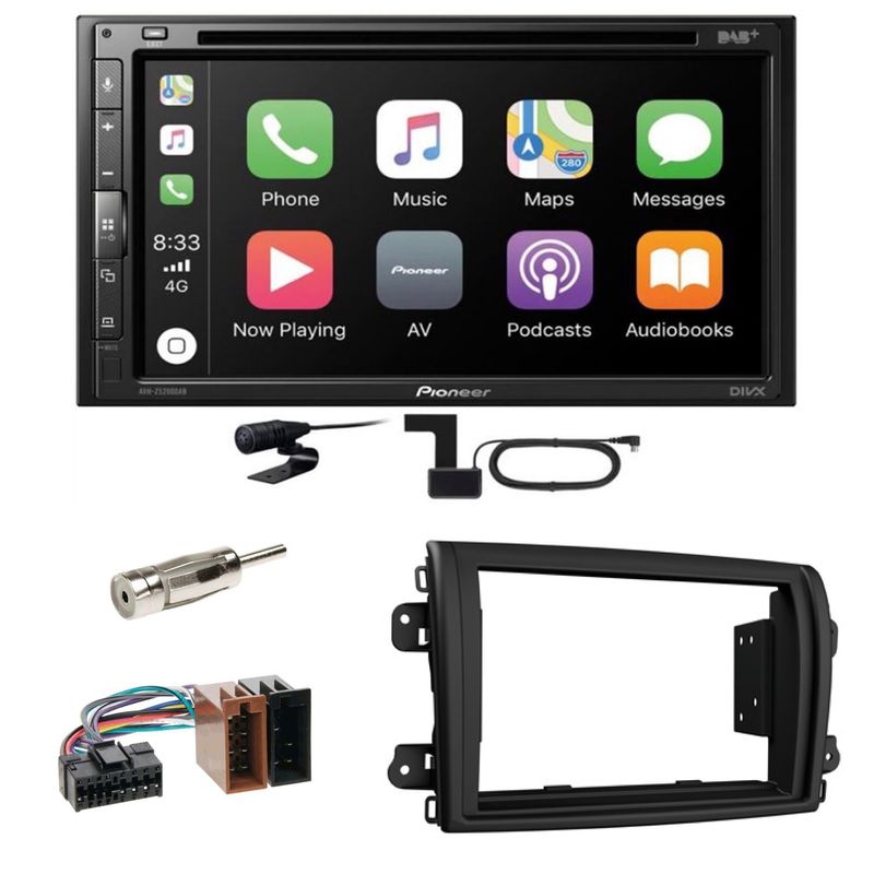 Pioneer AVH-Z5200DAB Android Auto Carplay Einbauset für Fiat Ducato 8 ab 2022 Pioneer AVH-Z5200DAB Android Auto Carplay Einbauset für Fiat Ducato 8 ab 2022