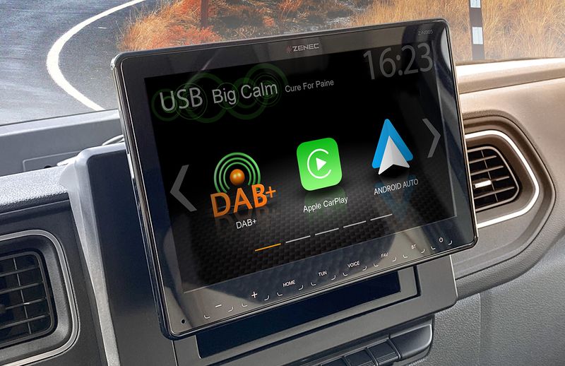 ZENEC Z-N965 Moniceiver für Renault Master 3 ab 2019 CarPlay Android Auto ZENEC Z-N965 Moniceiver für Renault Master 3 ab 2019 CarPlay Android Auto