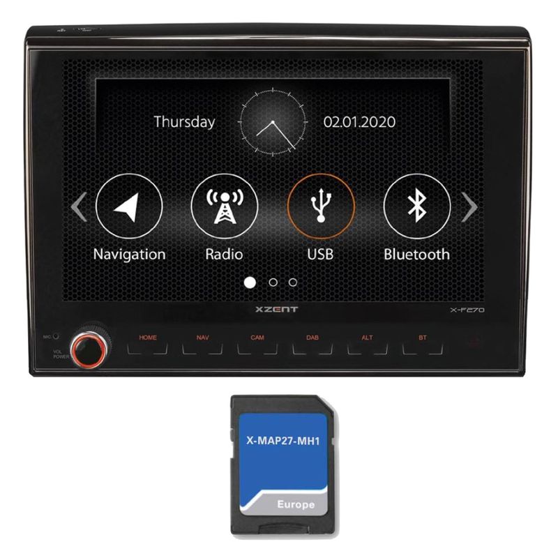 XZENT X-F270 Naviceiver für Fiat Ducato Serie 8 2022 Digitalradio Navigation XZENT X-F270 Naviceiver für Fiat Ducato Serie 8 2022 Digitalradio Navigation