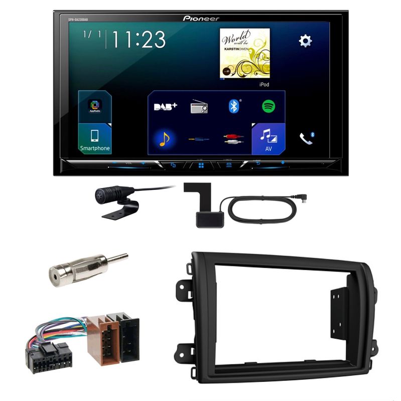 Pioneer SPH-DA230DAB Android Auto CarPlay Einbauset für Fiat Ducato ab 2022 Pioneer SPH-DA230DAB Android Auto CarPlay Einbauset für Fiat Ducato ab 2022