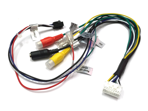 ZENEC Z-E3726 18 Pin AV Audio Video Mikrofon Anschlusskabel