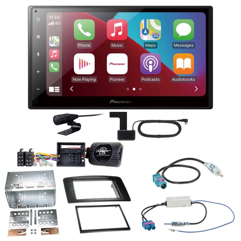 Pioneer SPH-DA160DAB DAB+ CarPlay Android Auto Einbauset für Mercedes ML W164 Pioneer SPH-DA160DAB DAB+ CarPlay Android Auto Einbauset für Mercedes ML W164