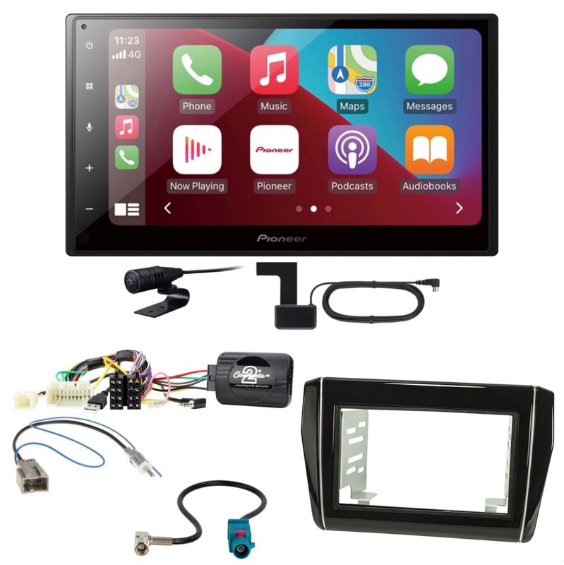 Pioneer SPH-DA160DAB USB DAB+ Android Auto Einbauset für Suzuki Swift AZ ab 2017