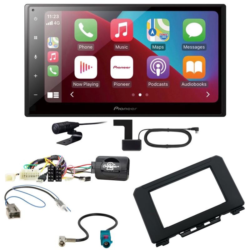Pioneer SPH-DA160DAB USB MP3 Digitalradio Einbauset für Suzuki Jimny GJ ab 2018