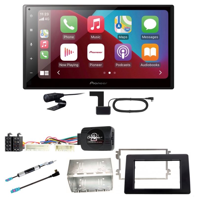 Pioneer SPH-DA160DAB USB MP3 DAB+ CarPlay Einbauset für Opel Movano ab 2019