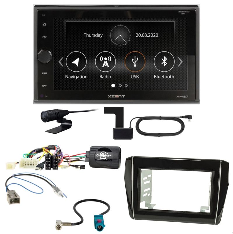 XZENT X-427 Bluetooth USB MP3 Digitalradio Einbauset für Suzuki Swift AZ ab 2017