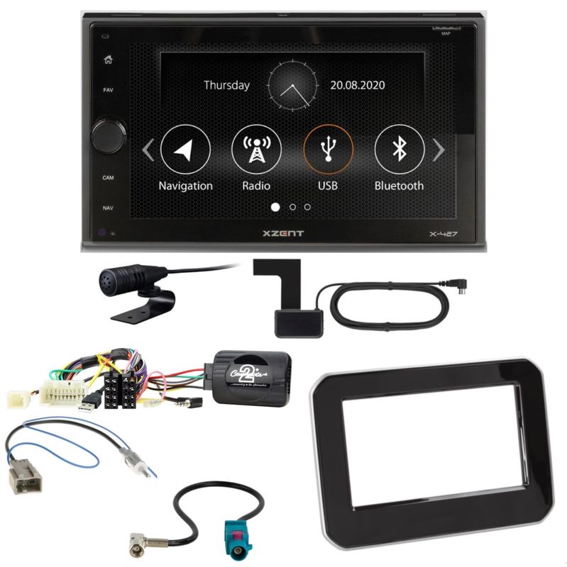 XZENT X-427 Bluetooth USB MP3 Digitalradio Einbauset für Suzuki Ignis MF ab 2017