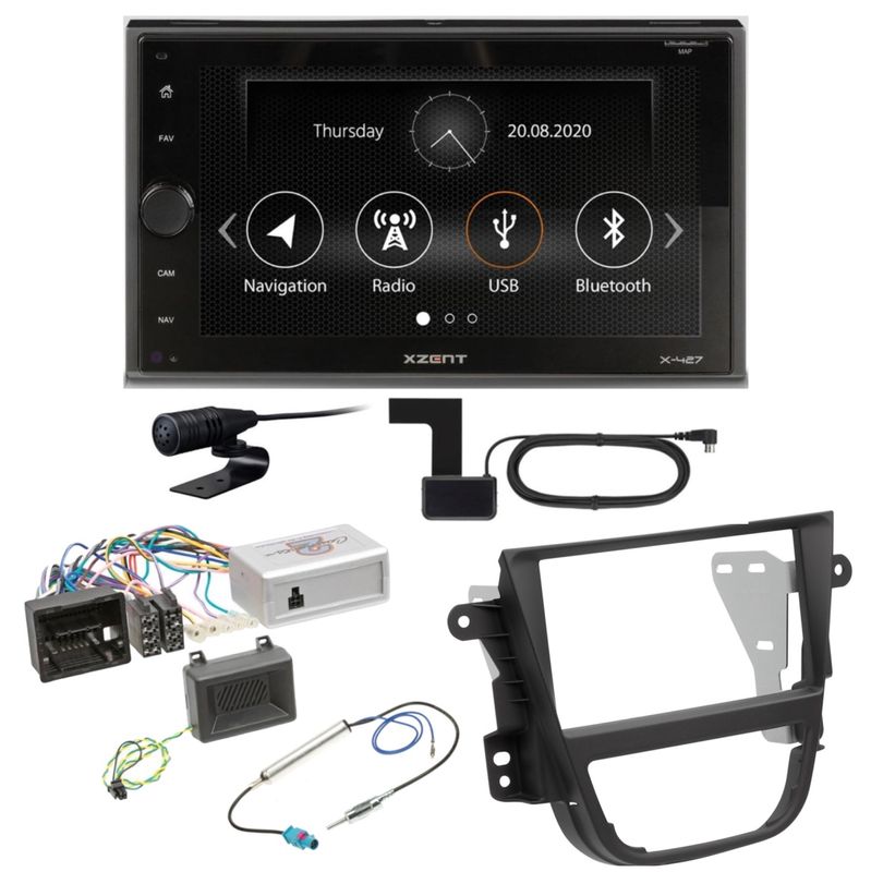 XZENT X-427 USB MP3 Bluetooth Digitalradio Autoradio Einbauset für Opel Mokka A