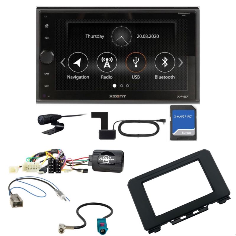 XZENT X-427 Bluetooth USB DAB+ Navigation Einbauset für Suzuki Jimny GJ ab 2018
