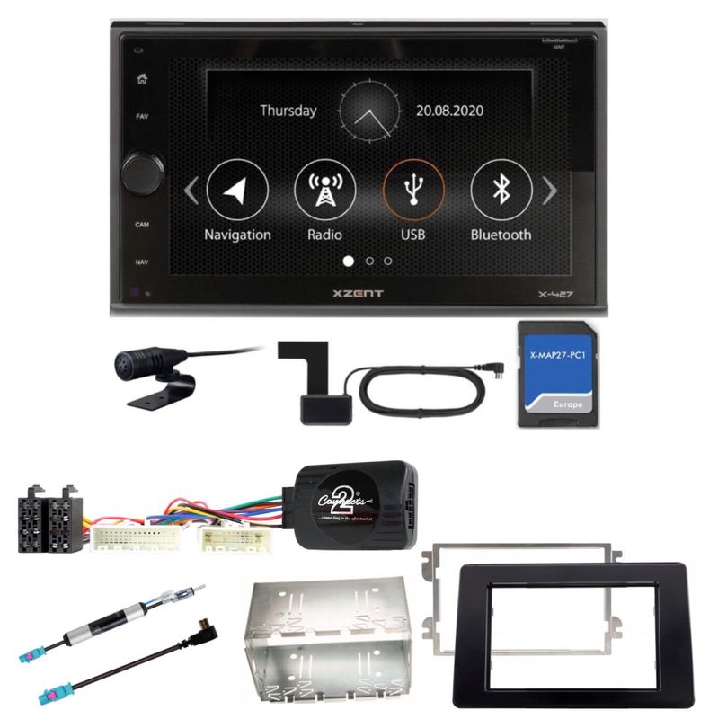 XZENT X-427 Bluetooth USB MP3 DAB+ Autoradio Einbauset für Opel Movano ab 2019 XZENT X-427 Bluetooth USB MP3 DAB+ Autoradio Einbauset für Opel Movano ab 2019