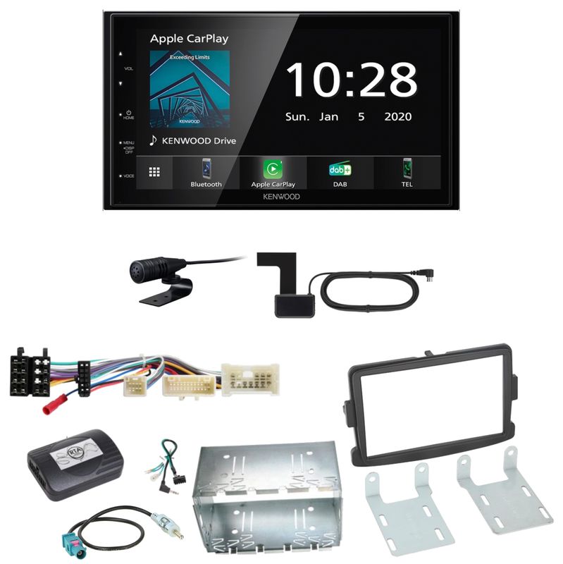 Kenwood DMX5020DABS Bluetooth USB MP3 DAB+ Einbauset für Opel Vivaro Movano B Kenwood DMX5020DABS Bluetooth USB MP3 DAB+ Einbauset für Opel Vivaro Movano B