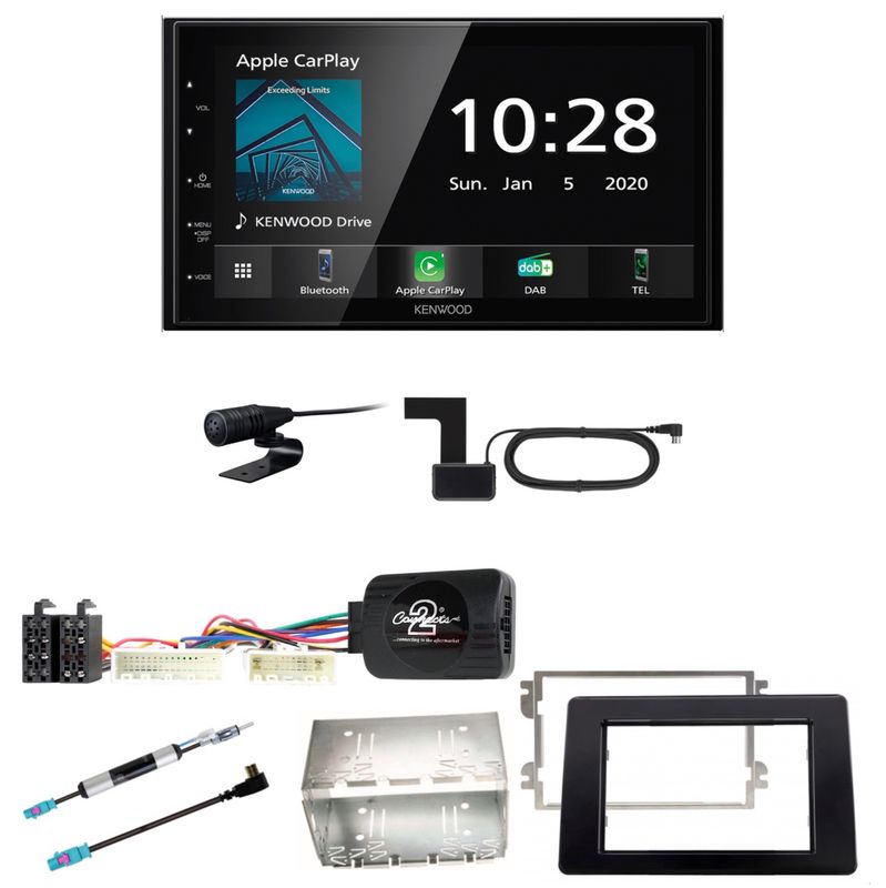 Kenwood DMX5020DABS Bluetooth USB MP3 DAB+ Einbauset für Opel Movano ab 2019 Kenwood DMX5020DABS Bluetooth USB MP3 DAB+ Einbauset für Opel Movano ab 2019