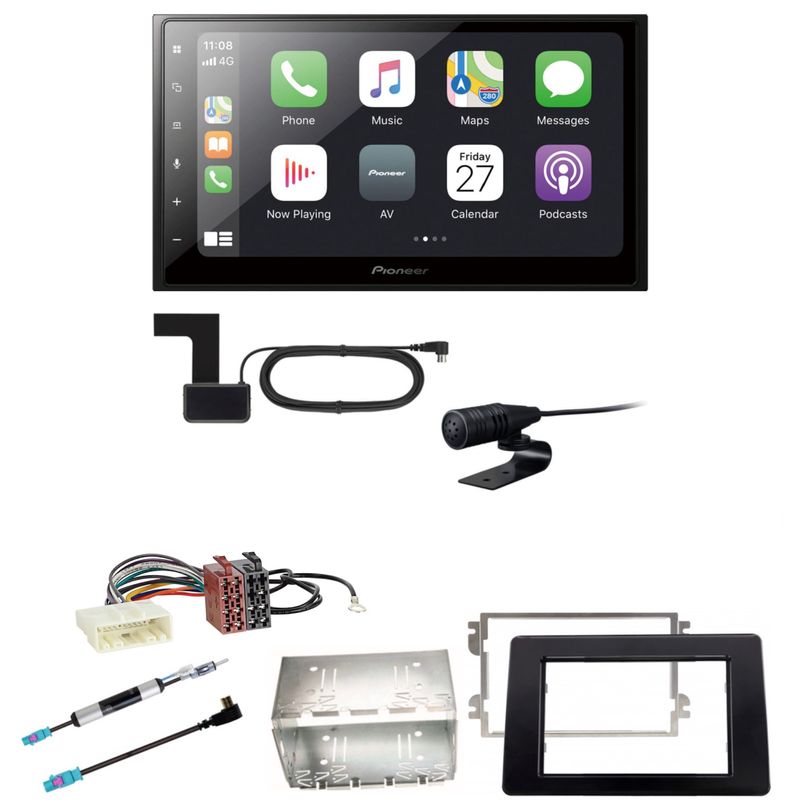 Pioneer SPH-DA250DAB Bluetooth MP3 DAB+ DAB+ Einbauset für Opel Movano ab 2019 Pioneer SPH-DA250DAB Bluetooth MP3 DAB+ DAB+ Einbauset für Opel Movano ab 2019