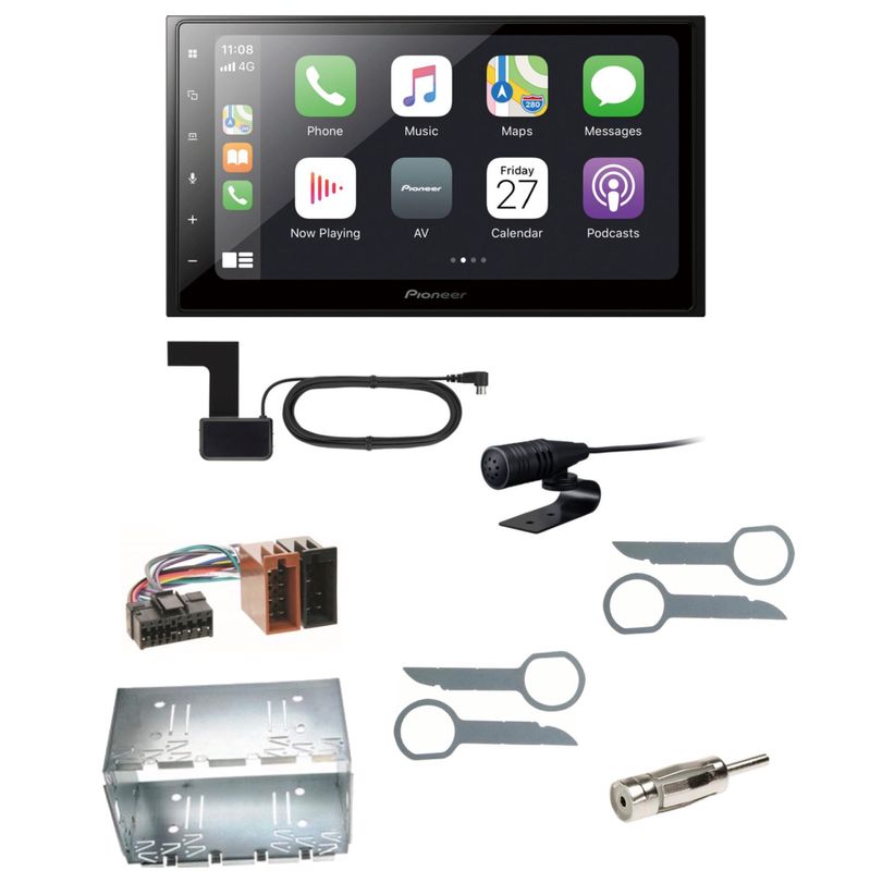 Pioneer SPH-DA250DAB Bluetooth USB MP3 DAB+ Einbauset für Mercedes ML W163 Pioneer SPH-DA250DAB Bluetooth USB MP3 DAB+ Einbauset für Mercedes ML W163
