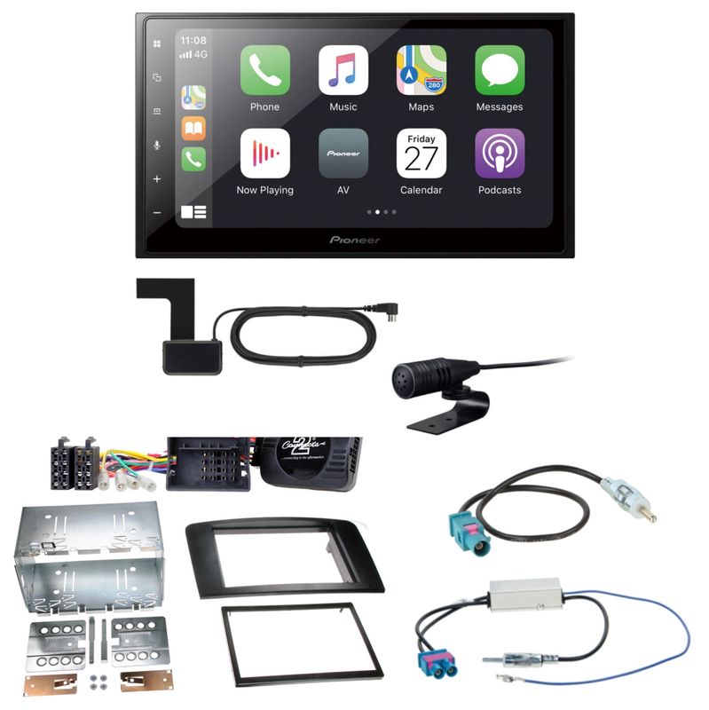 Pioneer SPH-DA250DAB USB Bluetooth MP3 DAB+ Einbauset für Mercedes ML W164 Pioneer SPH-DA250DAB USB Bluetooth MP3 DAB+ Einbauset für Mercedes ML W164