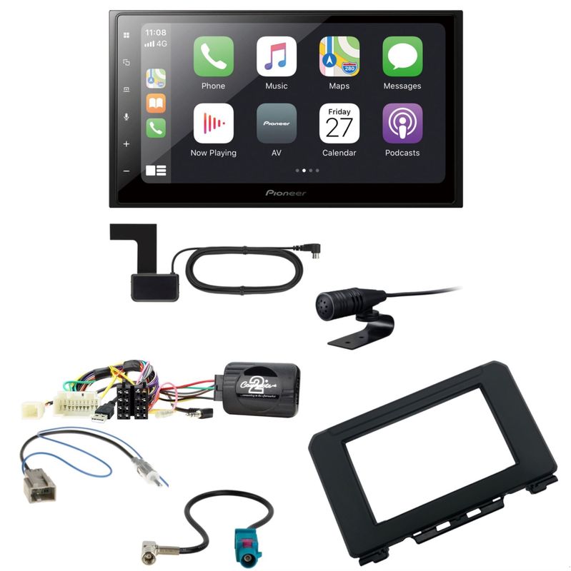 Pioneer SPH-DA250DAB Bluetooth USB DAB+ Einbauset für Suzuki Jimny GJ ab 2018