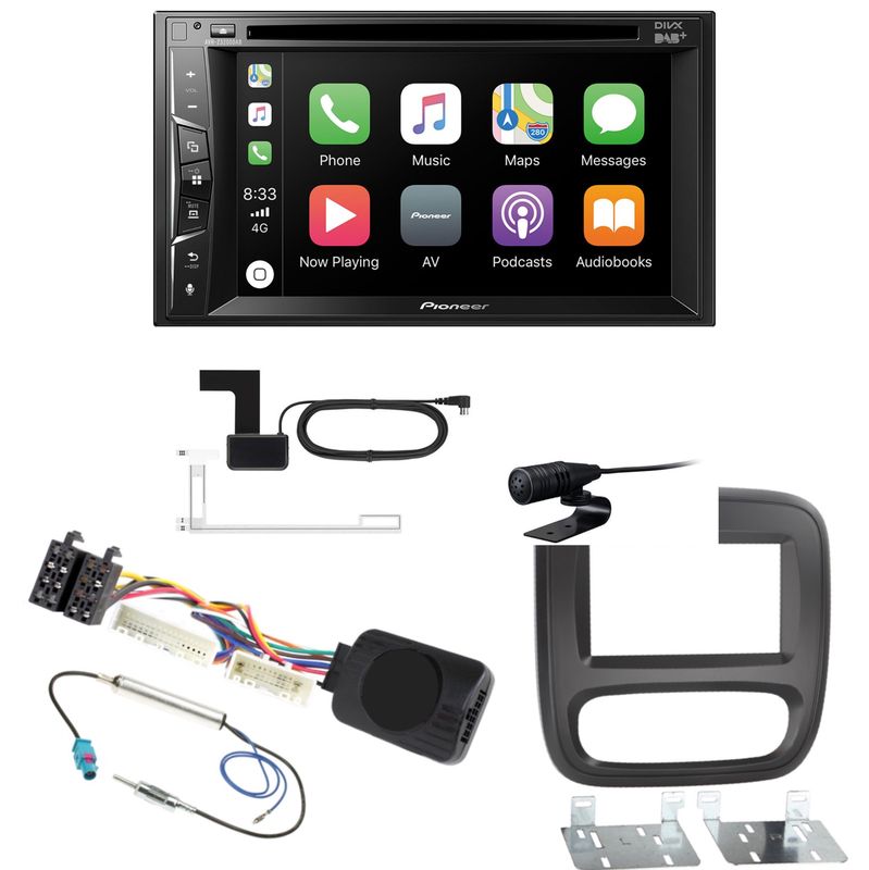 Pioneer AVH-Z3200DAB Bluetooth Autoradio MP3 DAB+ Einbauset für Opel Vivaro B Pioneer AVH-Z3200DAB Bluetooth Autoradio MP3 DAB+ Einbauset für Opel Vivaro B