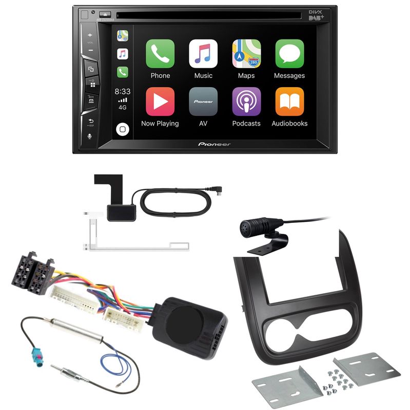Pioneer AVH-Z3200DAB Bluetooth USB DAB+ CarPlay MP3 Einbauset für Opel Vivaro B Pioneer AVH-Z3200DAB Bluetooth USB DAB+ CarPlay MP3 Einbauset für Opel Vivaro B