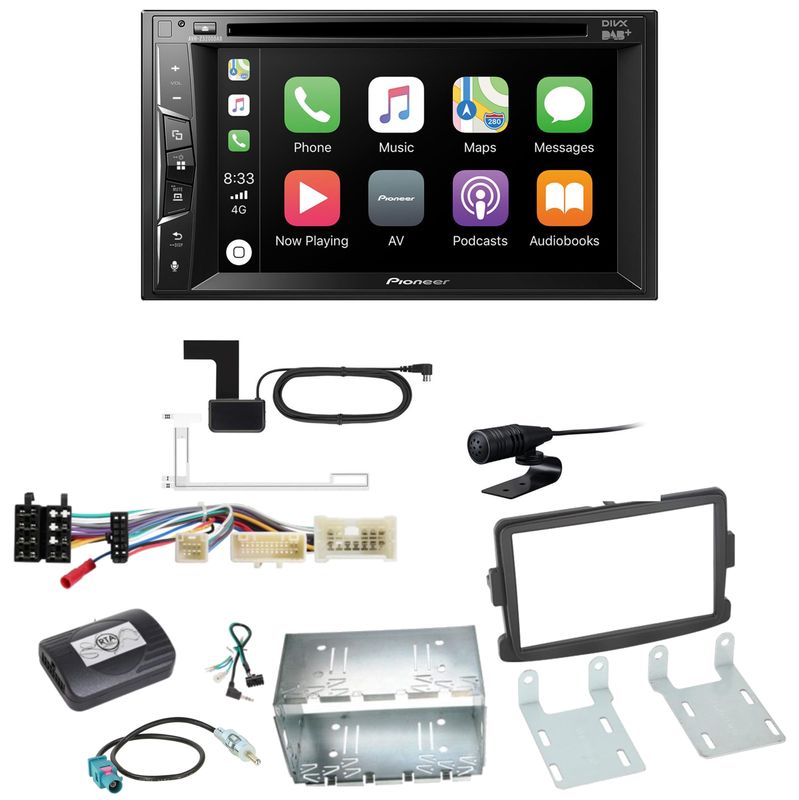 Pioneer AVH-Z3200DAB Bluetooth USB MP3 DAB+ Einbauset für Opel Vivaro Movano B Pioneer AVH-Z3200DAB Bluetooth USB MP3 DAB+ Einbauset für Opel Vivaro Movano B