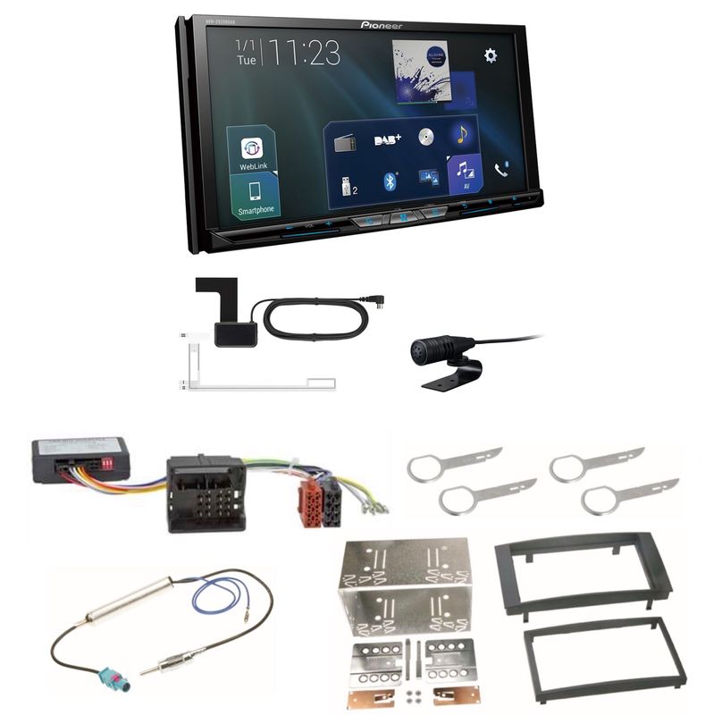 Pioneer AVH-Z9200DAB Bluetooth Autoradio USB MP3 DAB+ Einbauset für Touareg 7L Pioneer AVH-Z9200DAB Bluetooth Autoradio USB MP3 DAB+ Einbauset für Touareg 7L