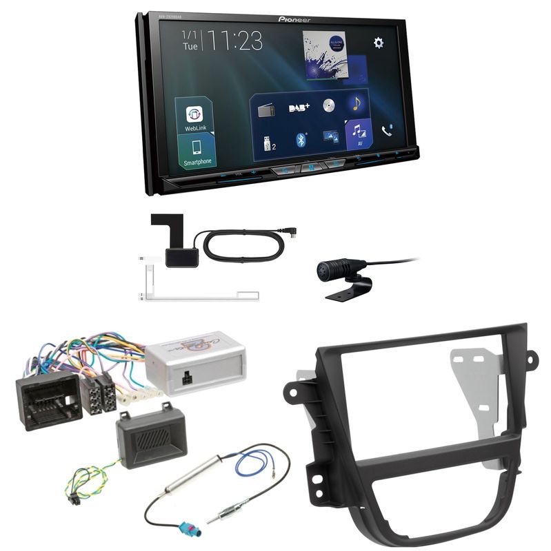 Pioneer AVH-Z9200DAB USB MP3 Bluetooth CarPlay DAB+ Einbauset für Opel Mokka A Pioneer AVH-Z9200DAB USB MP3 Bluetooth CarPlay DAB+ Einbauset für Opel Mokka A