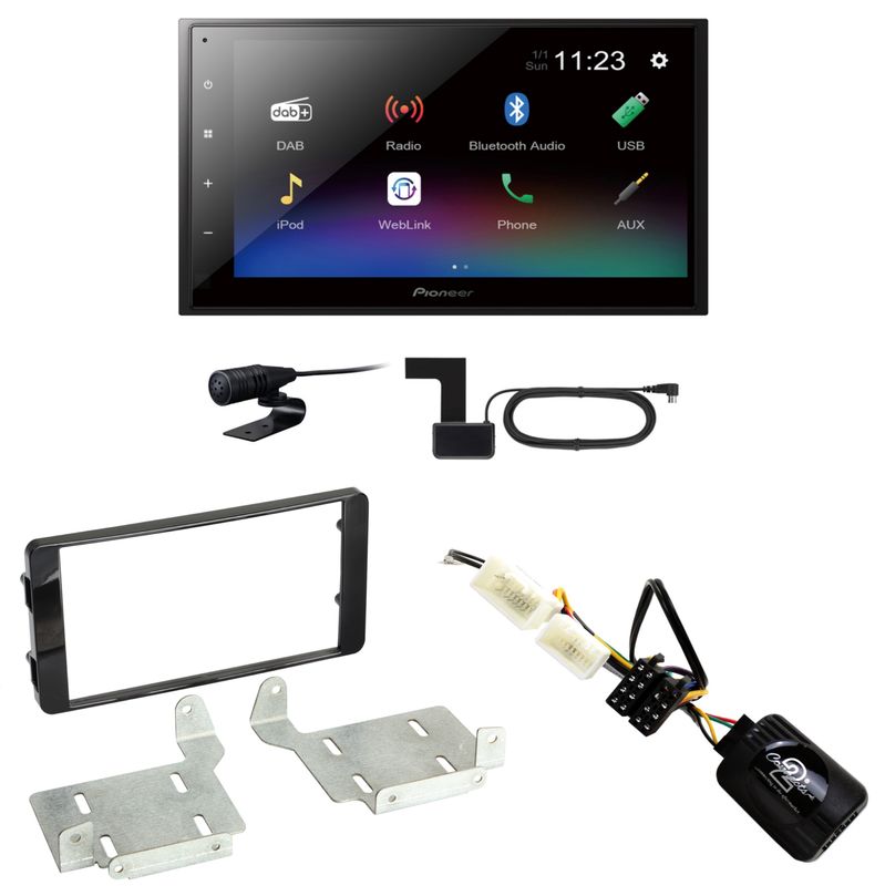 Pioneer DMH-A340DAB USB Bluetooth MP3 USB Einbauset für Mitsubishi ASX ab 2015