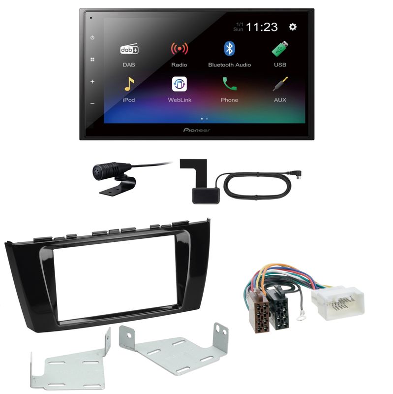 Pioneer DMH-A340DAB USB Bluetooth MP3 USB Einbauset für Mitsubishi Space Star