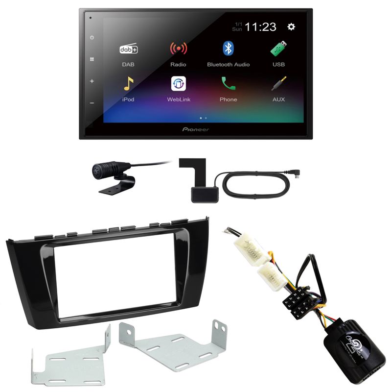 Pioneer DMH-A340DAB USB Bluetooth MP3 USB Einbauset für Mitsubishi Space Star
