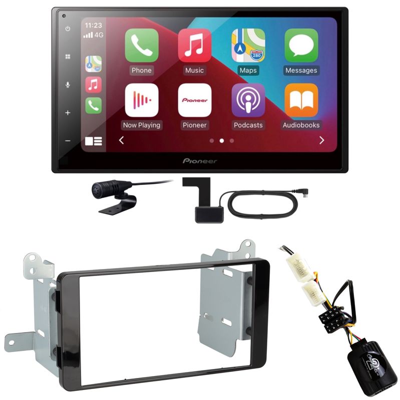 Pioneer SPH-DA160DAB CarPlay Android Auto Einbauset für Mitsubishi L200 ab 2016