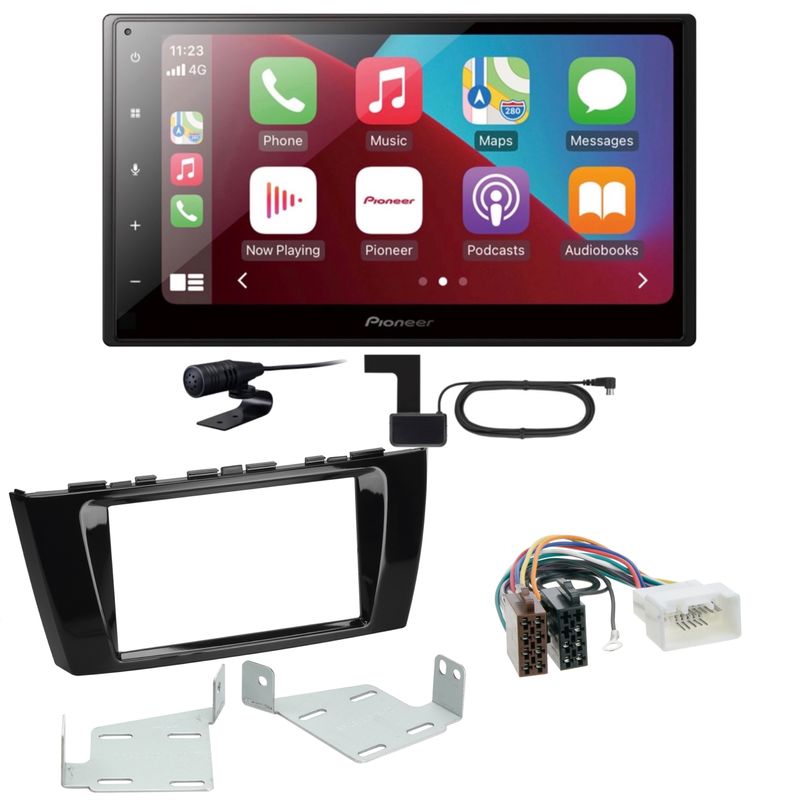 Pioneer SPH-DA160DAB CarPlay Android Auto Einbauset für Mitsubishi Space Star