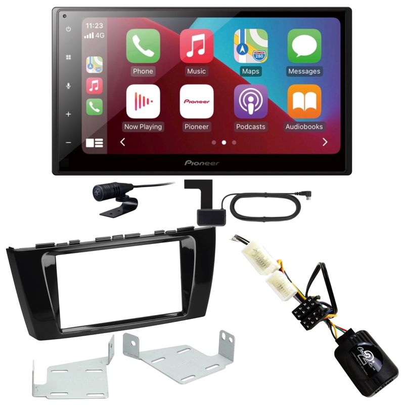 Pioneer SPH-DA160DAB CarPlay Android Auto Einbauset für Mitsubishi Space Star