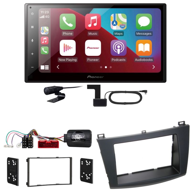 Pioneer SPH-DA160DAB CarPlay Android Auto USB Bluetooth Einbauset für Mazda 3 BL Pioneer SPH-DA160DAB CarPlay Android Auto USB Bluetooth Einbauset für Mazda 3 BL