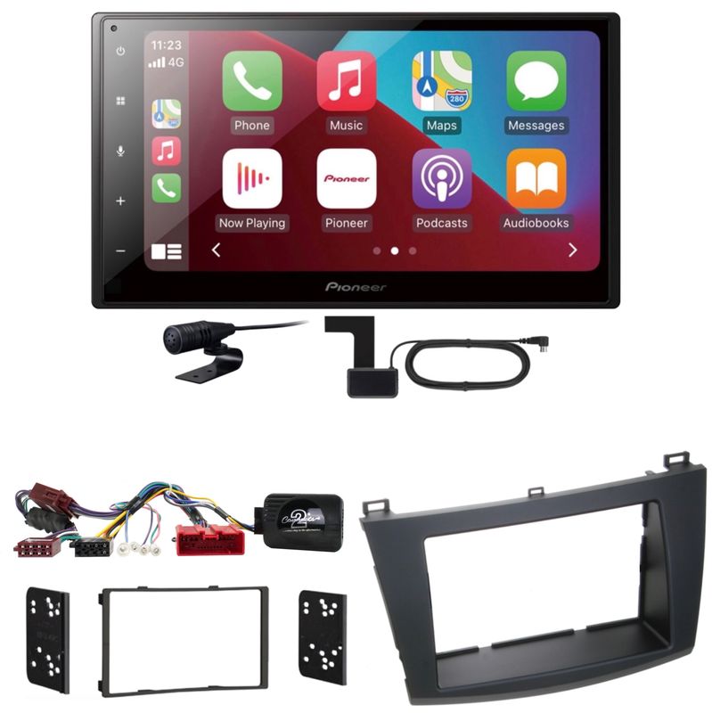 Pioneer SPH-DA160DAB CarPlay Android Auto USB Bluetooth Einbauset für Mazda 3 BL Pioneer SPH-DA160DAB CarPlay Android Auto USB Bluetooth Einbauset für Mazda 3 BL