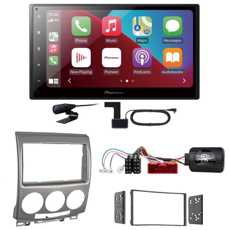 Pioneer SPH-DA160DAB CarPlay Android Auto USB Bluetooth Einbauset für Mazda 5 CR Pioneer SPH-DA160DAB CarPlay Android Auto USB Bluetooth Einbauset für Mazda 5 CR