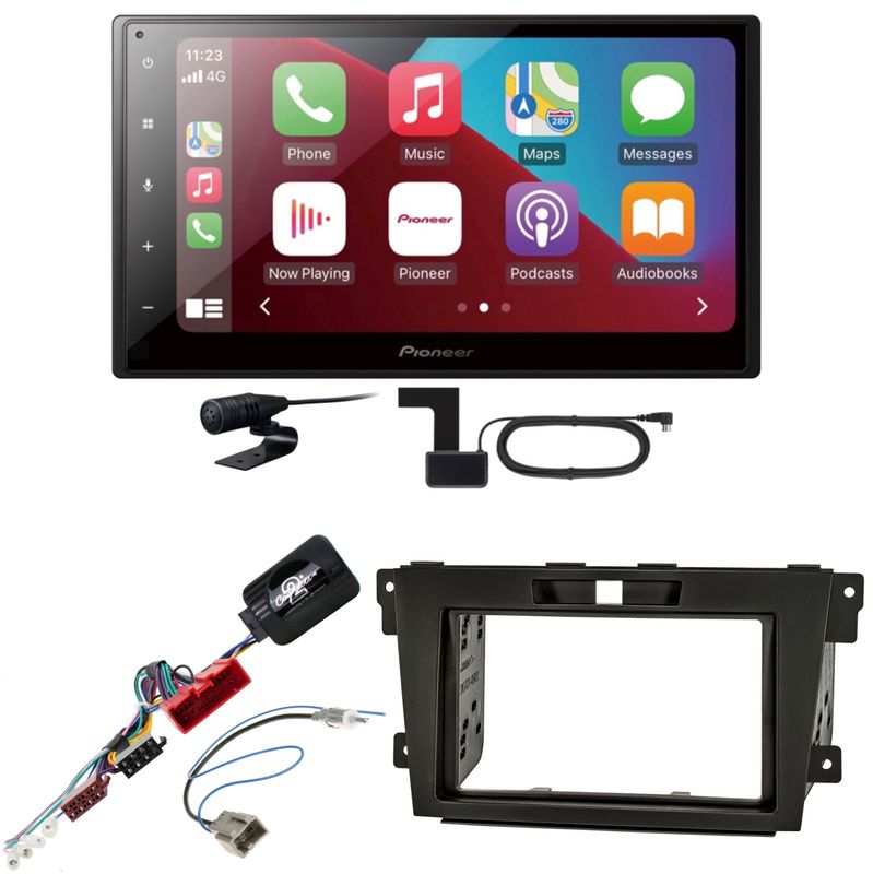 Pioneer SPH-DA160DAB CarPlay Android Auto USB Bluetooth Einbauset für Mazda CX-7 Pioneer SPH-DA160DAB CarPlay Android Auto USB Bluetooth Einbauset für Mazda CX-7