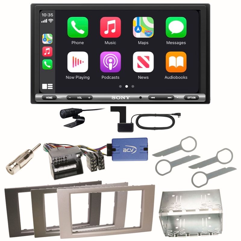 Sony XAV-AX3250 Bluetooth CarPlay Einbauset für Ford Kuga Fusion Galaxy S-Max Sony XAV-AX3250 Bluetooth CarPlay Einbauset für Ford Kuga Fusion Galaxy S-Max