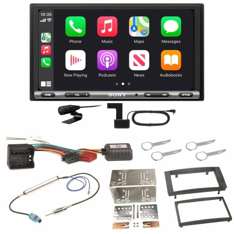 Sony XAV-AX3250 Bluetooth Android Auto USB Einbauset für T5 2003-2015 Multivan Sony XAV-AX3250 Bluetooth Android Auto USB Einbauset für T5 2003-2015 Multivan