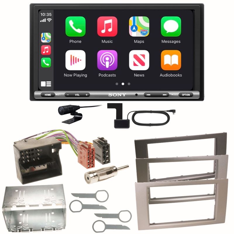 Sony XAV-AX3250 DAB+ CarPlay Einbauset für Ford Focus Fusion Galaxy S-Max Sony XAV-AX3250 DAB+ CarPlay Einbauset für Ford Focus Fusion Galaxy S-Max