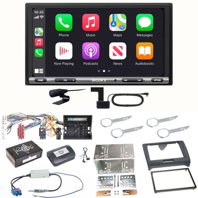 Sony XAV-AX3250 DAB+ Android Auto CarPlay MP3 USB Einbauset für Audi TT 8J Sony XAV-AX3250 DAB+ Android Auto CarPlay MP3 USB Einbauset für Audi TT 8J
