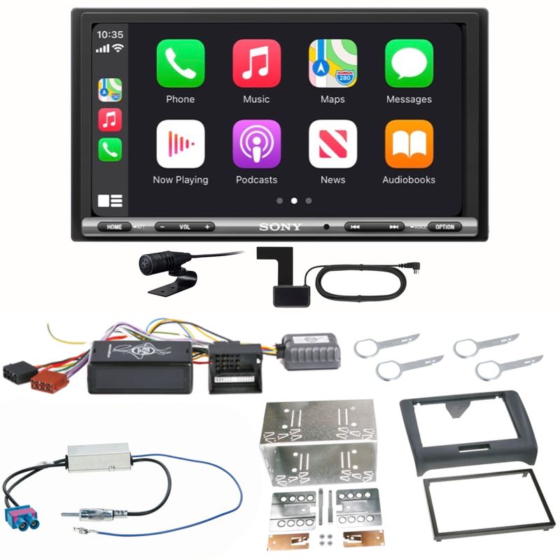 Sony XAV-AX3250 DAB+ Android Auto CarPlay MP3 USB Einbauset für Audi TT 8J Sony XAV-AX3250 DAB+ Android Auto CarPlay MP3 USB Einbauset für Audi TT 8J