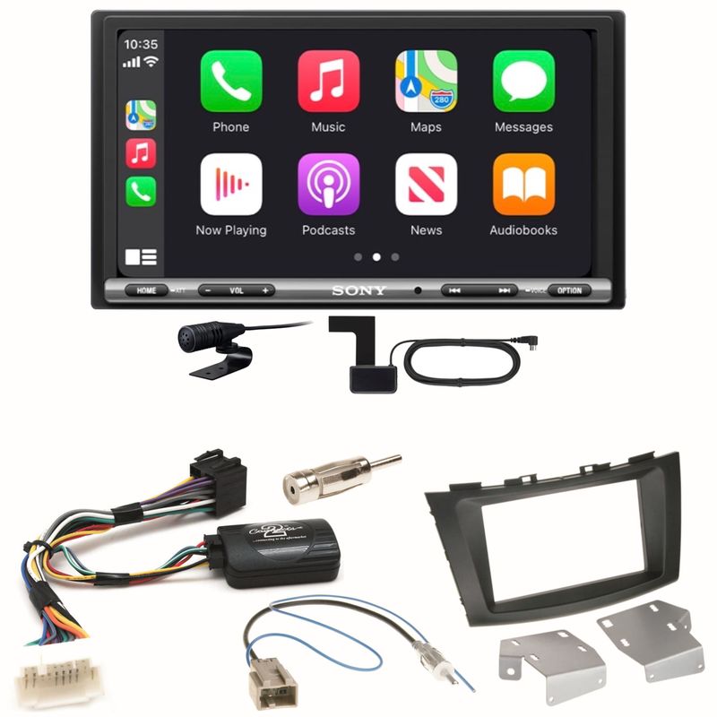 Sony XAV-AX3250 Android Auto CarPlay DAB+ Einbauset für Suzuki Swift Sport FZ NZ