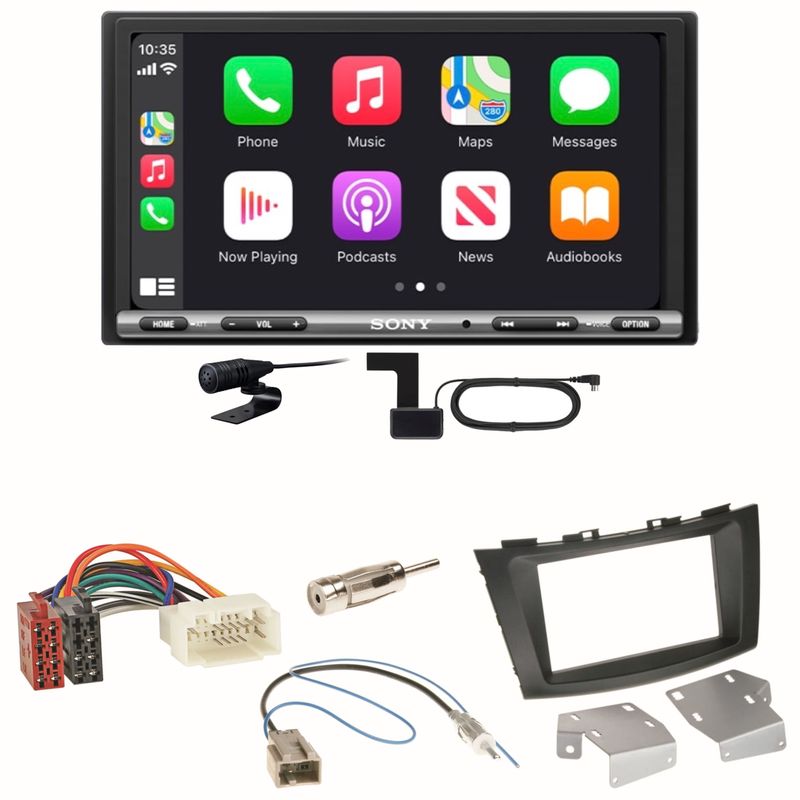 Sony XAV-AX3250 Android Auto CarPlay DAB+ Einbauset für Suzuki Swift Sport FZ NZ
